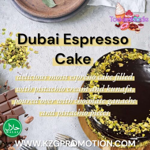 Dubai Espresso Cake €35,- 23cm Dubai Espresso Cake