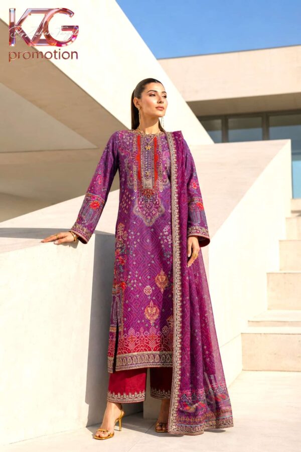 b2 Silk Designer Suit, Salwar Kameez (B)