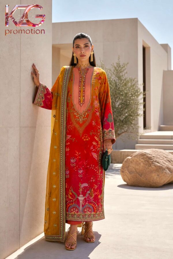 c2 Silk Designer Suit, Salwar Kameez (C)